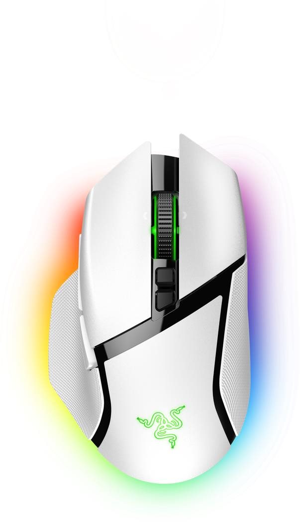 Basilisk V3 Pro - White Gaming Mouse Gaming-Maus