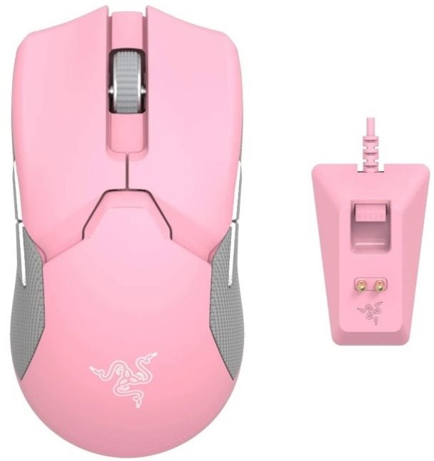 Razer Viper Ultimate & Mouse Dock - Quartz Gamer egér