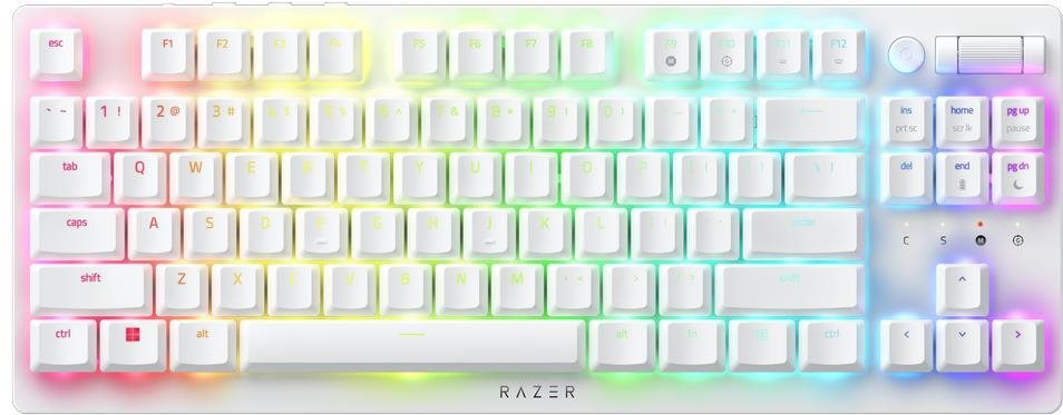 Razer DeathStalker V2 Pro Tenkeyless (Red Switch) - White - US...