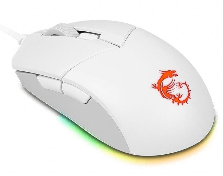 cMSI Clutch GM11 WHITE Gaming Mouse Gaming-Maus