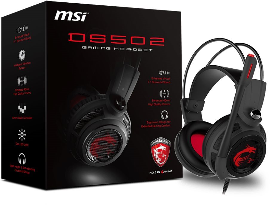 MSI DS502 Herné slúchadlá