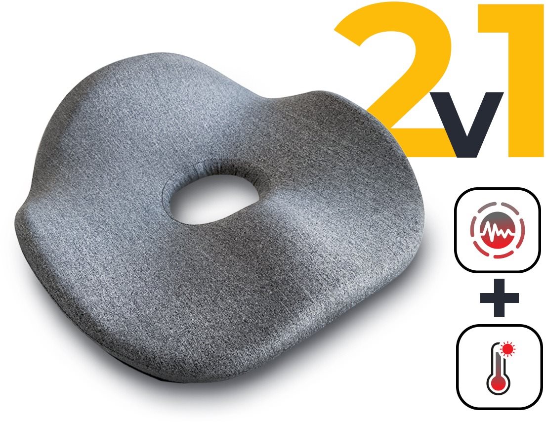 MOSH ERGO2 M1 massage, gris Galette de chaise