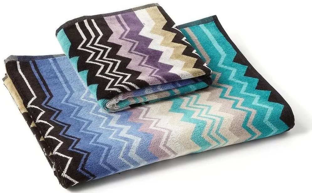 MISSONI HOME GIACOMO uterák 70 × 115 cm tyrkys multicolor Uterák