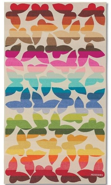 MISSONI HOME JAMELIA osuška 100 x 180 cm s motýlky Osuška