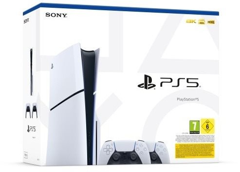 PlayStation 5 (Slim) + 2x DualSense Wireless Controller Spielekonsole