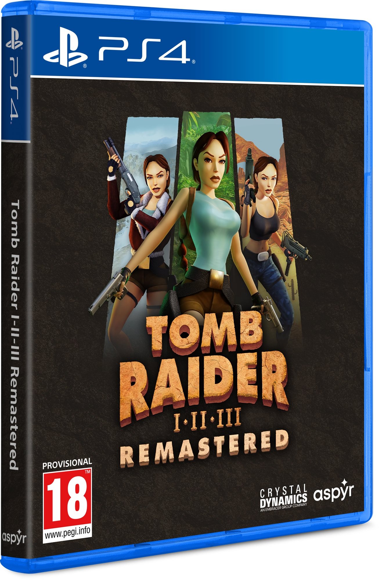 Tomb Raider I-III Remastered Starring Lara Croft - PS4 Konsolen-Spiel