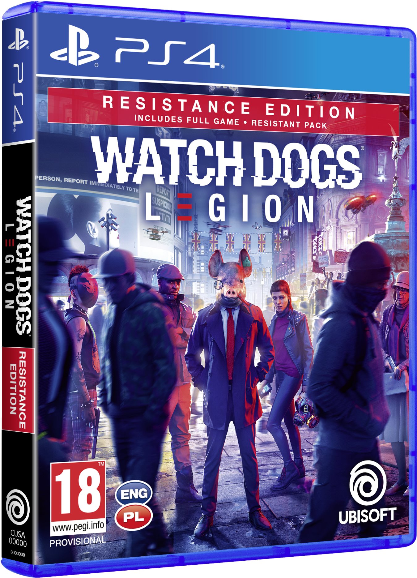 Watch Dogs Legion Resistance Edition - PS4 Console Game