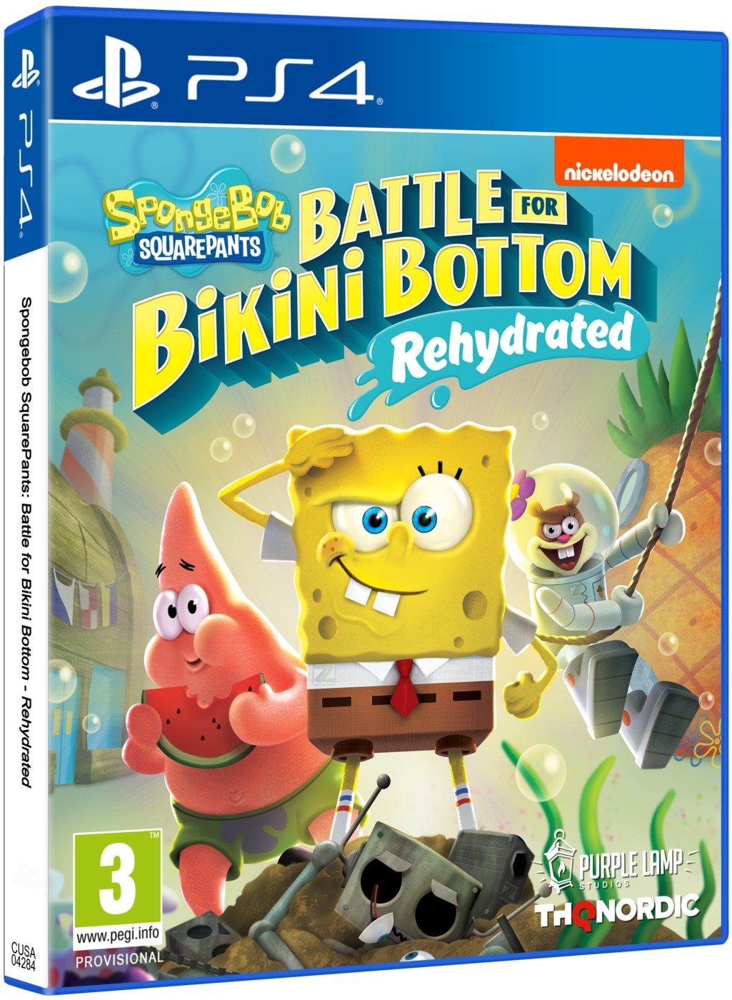 Spongebob SquarePants: Battle for Bikini Bottom – Rehydrated – PS4...