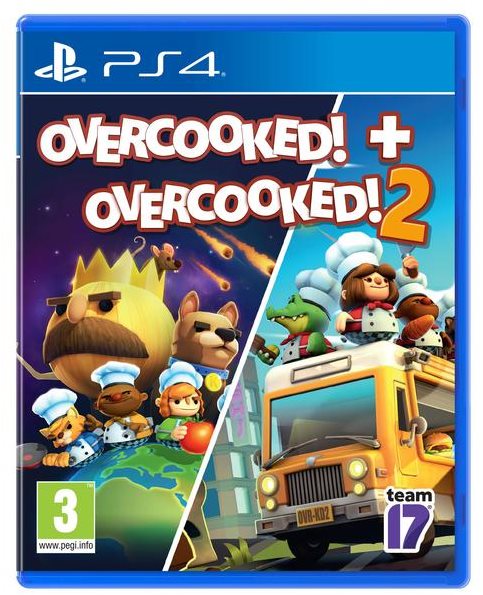 Overcooked! + Overcooked! 2 - Double Pack - PS4 Console Game