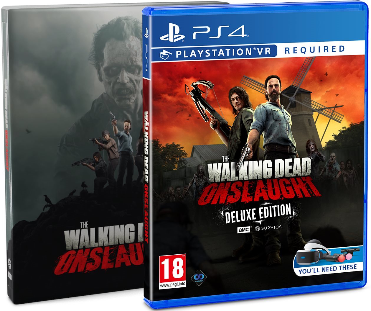 The Walking Dead: Onslaught - Steelbook Edition - PS4 VR Console Game