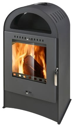 Thorma BASEL II, 7 kW, ČIER, hv, pr. 150 mm Krbové kachle