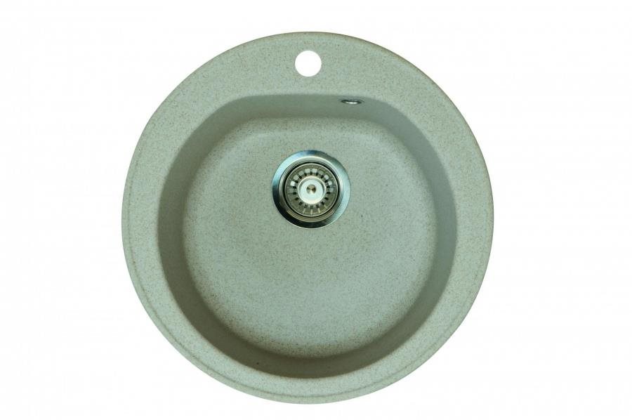 Metalac Inko béžový okrúhly drez X Granit Venera 510 × 180 mm...