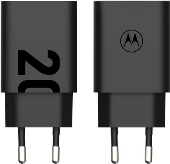 Motorola TurboPower 20W USB-A w/ 1m USB-C cable Black Töltő adapter