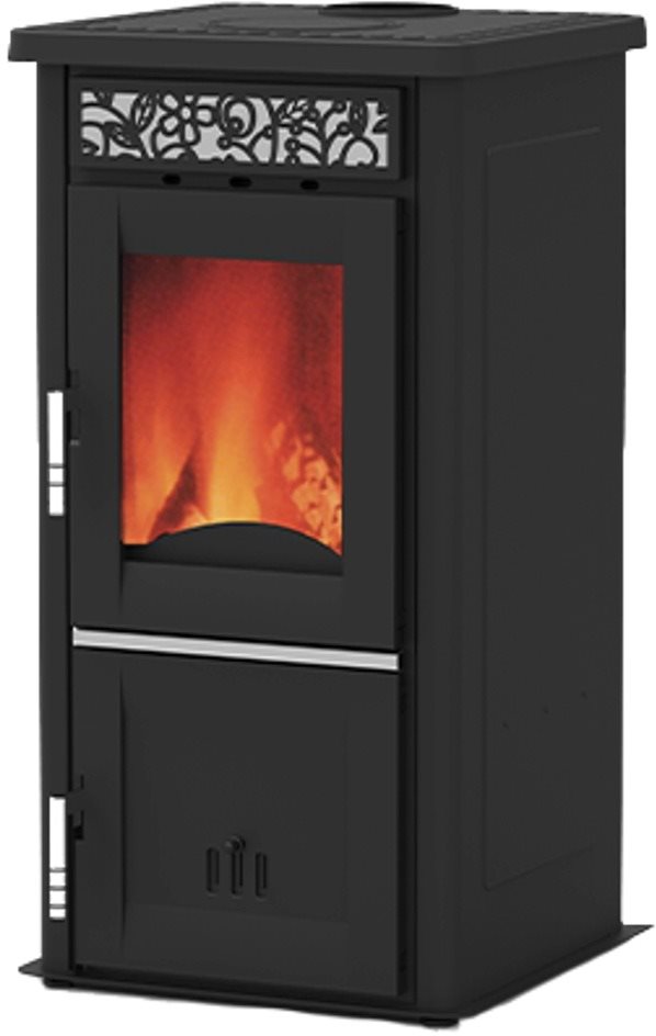 Alfa Plam AMELIA*ECO 8 kW krbové kachle, antracit, horný o 120 mm...