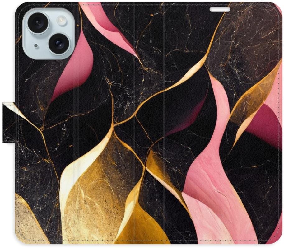 iSaprio Gold Pink Marble 02 na iPhone 15 Kryt na mobil