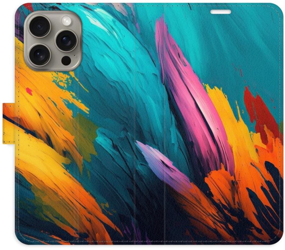 iSaprio Orange Paint 02 pre iPhone 15 Pro Max Kryt na mobil