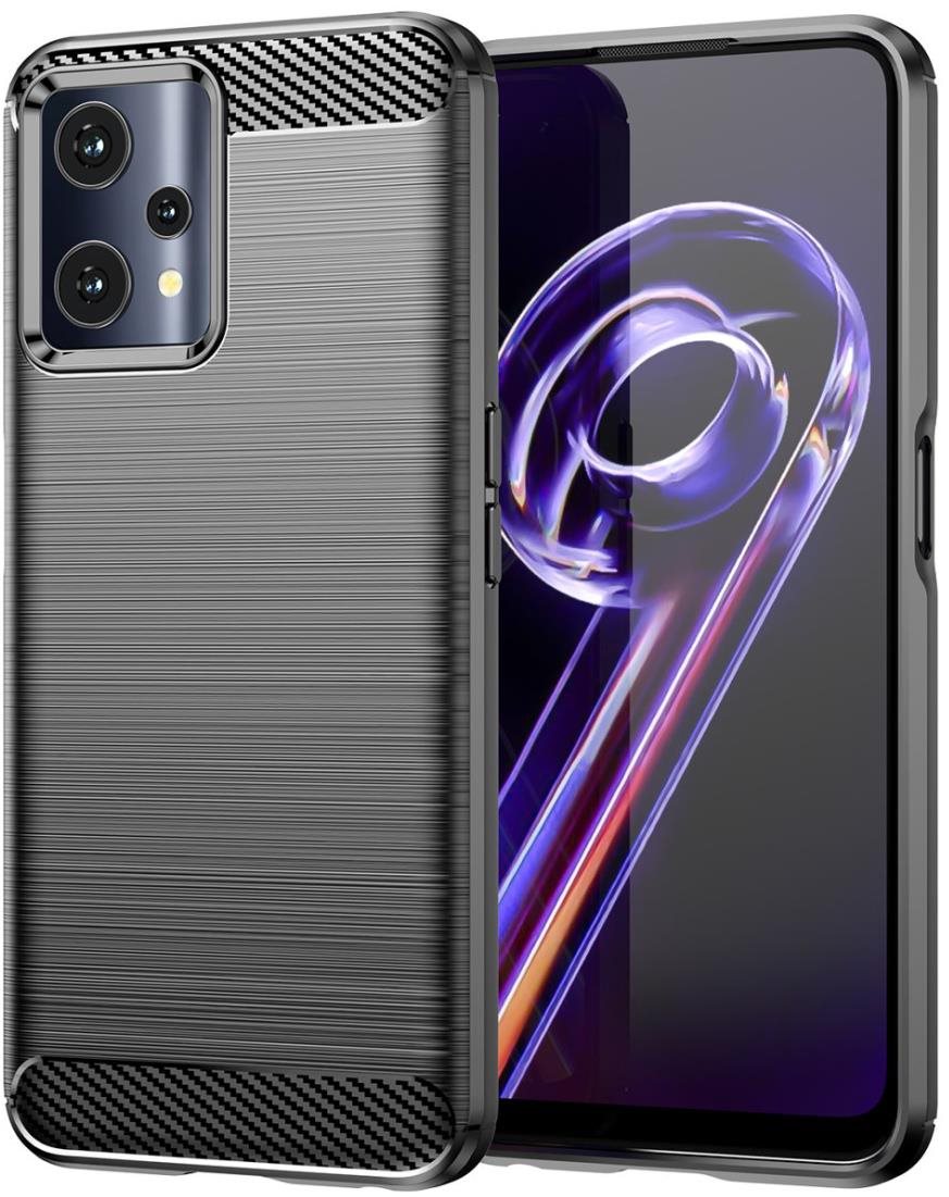 Carbon Case Flexible silikónový kryt na Realme 9 Pro, čierny Kryt...