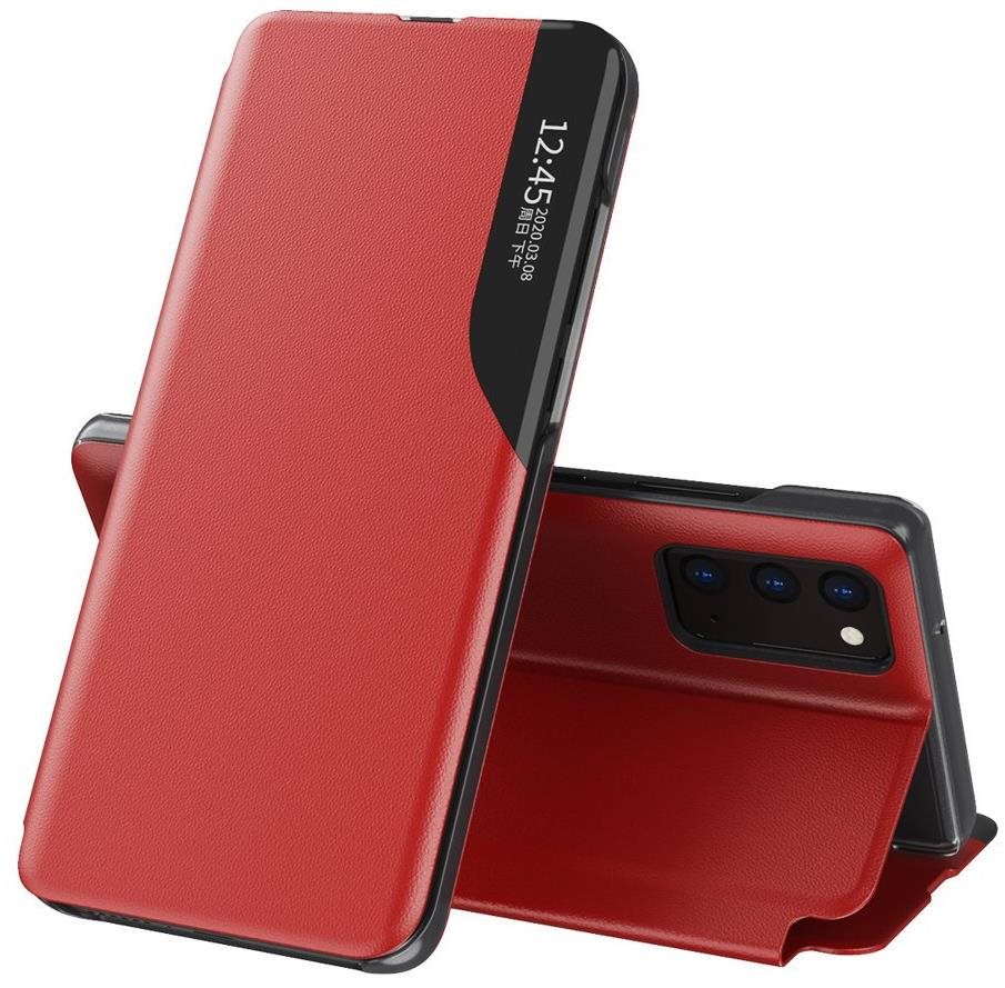 Eco Leather View knižkové puzdro na Samsung Galaxy A72, červené...