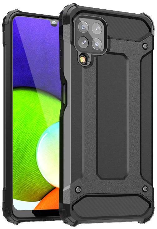 Hybrid Armor plastový kryt na Samsung Galaxy A22 4G, čierny Kryt na...