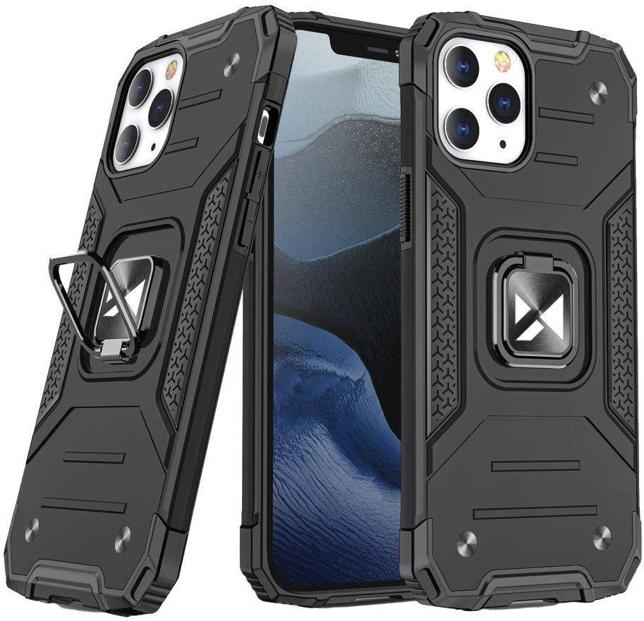 Ring Armor plastový kryt na iPhone 13 mini, čierny Kryt na mobil