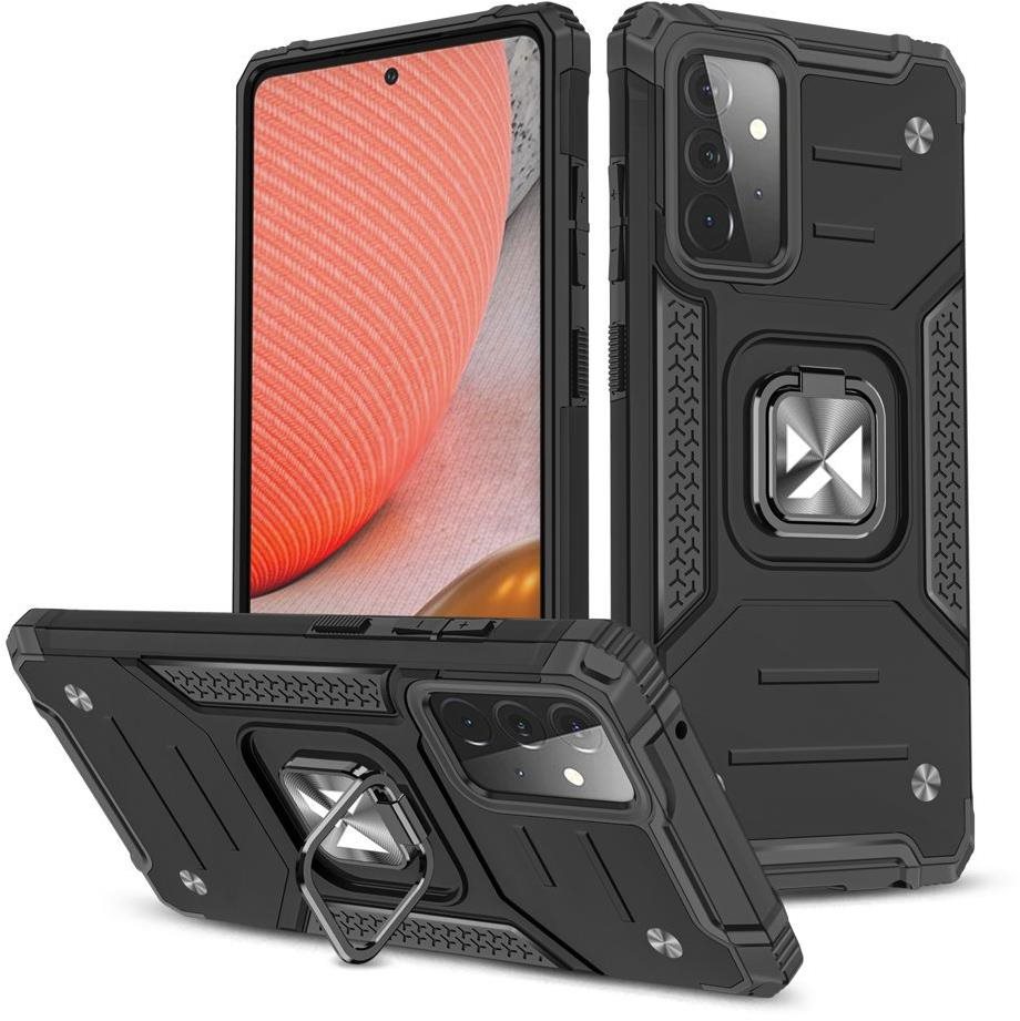 Ring Armor plastový kryt na Samsung Galaxy A72 4G, čierny, 35853...
