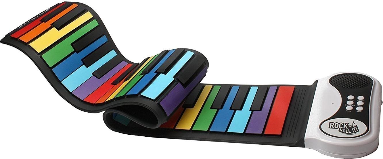 Mukikim Rock and Roll It Rainbow Piano Szintetizátor gyerekeknek
