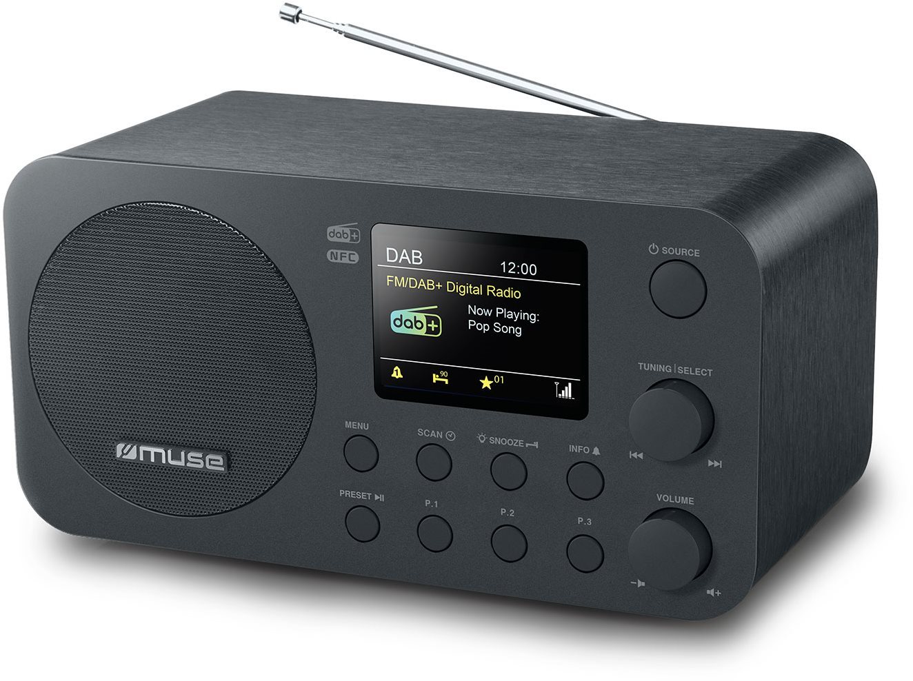 MUSE M-128DBT Rádió