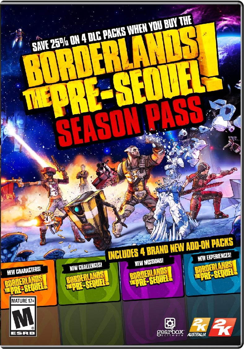 Borderlands The Pre-Sequel Season Pass Herný doplnok
