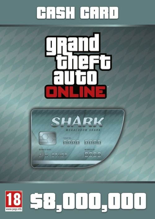 Grand Theft Auto V (GTA 5): Megalodon Shark Card (PC) DIGITAL...