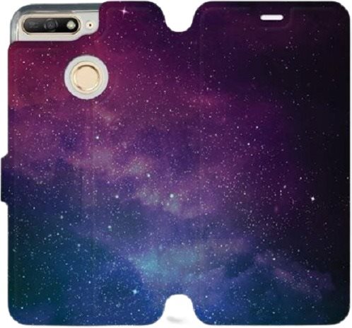 Flipové puzdro na mobil Huawei Y6 Prime 2018 – V147P Hmlovina Kryt...