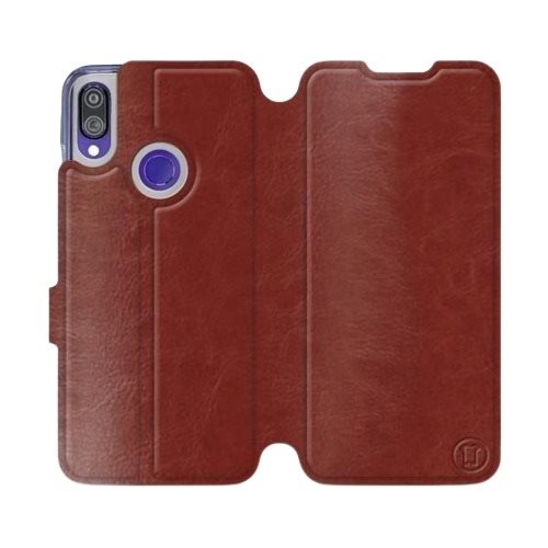 Flipové puzdro na mobil Xiaomi Redmi Note 7 vo vyhotovení Brown &...
