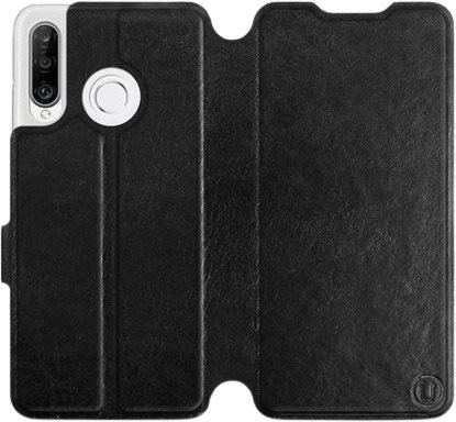 Flipové puzdro na mobil Huawei P30 Lite vo vyhotovení  Black & Gray...