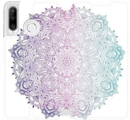 Flipové puzdro na mobil Huawei P30 Lite – M008S Mandala Kryt na mobil