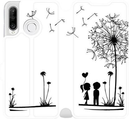 Flipové puzdro na mobil Huawei P30 Lite – MH16P Dvojica s púpavou...