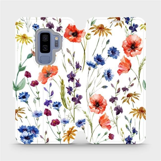 Flip puzdro na mobil Samsung Galaxy S9 Plus – MP04S Lúčne kvety...