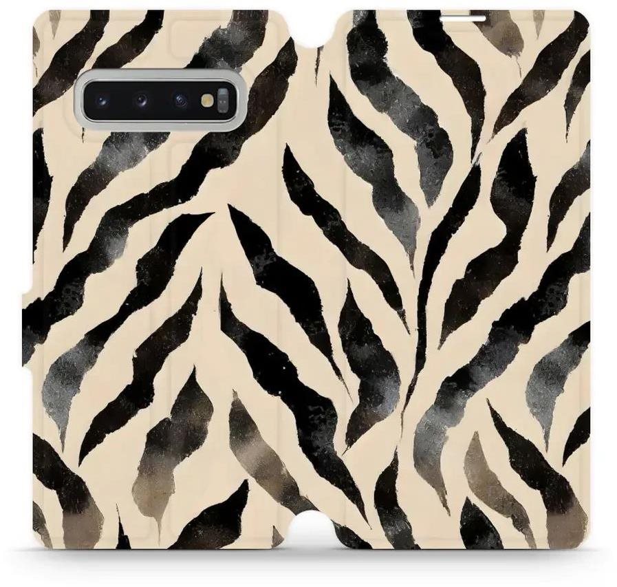 Mobiwear flip knižkové na Samsung Galaxy S10 Plus – VA53S Puzdro na...