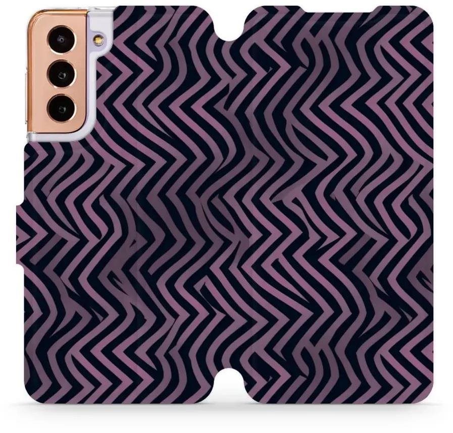 Mobiwear flip knížkové pro Samsung Galaxy S21 - VA55S Pouzdro na...
