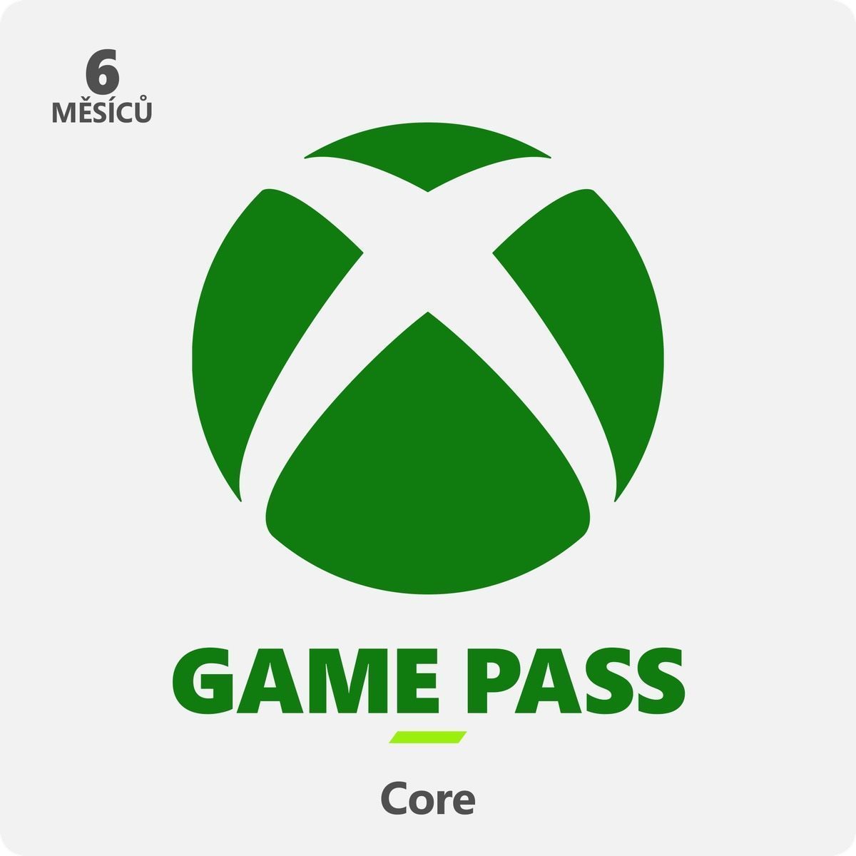 Xbox Game Pass Core - 6 Monate Mitgliedschaft Prepaid-Karte