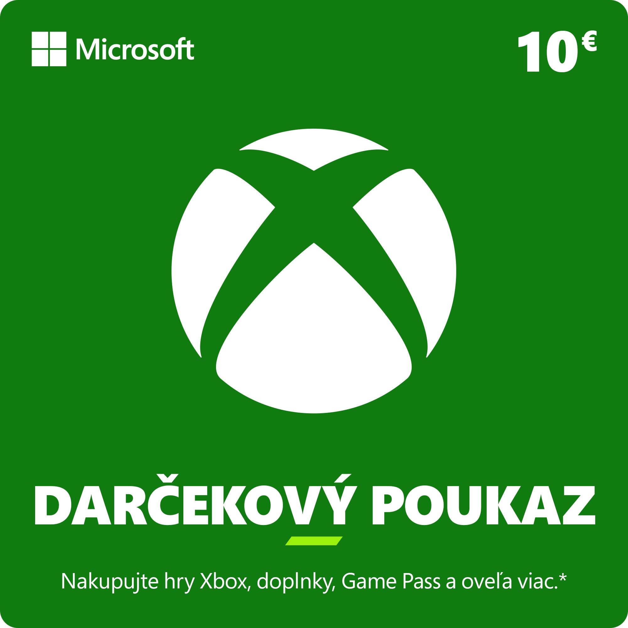Xbox Live Geschenkkarte im Wert von 10 Eur Prepaid-Karte