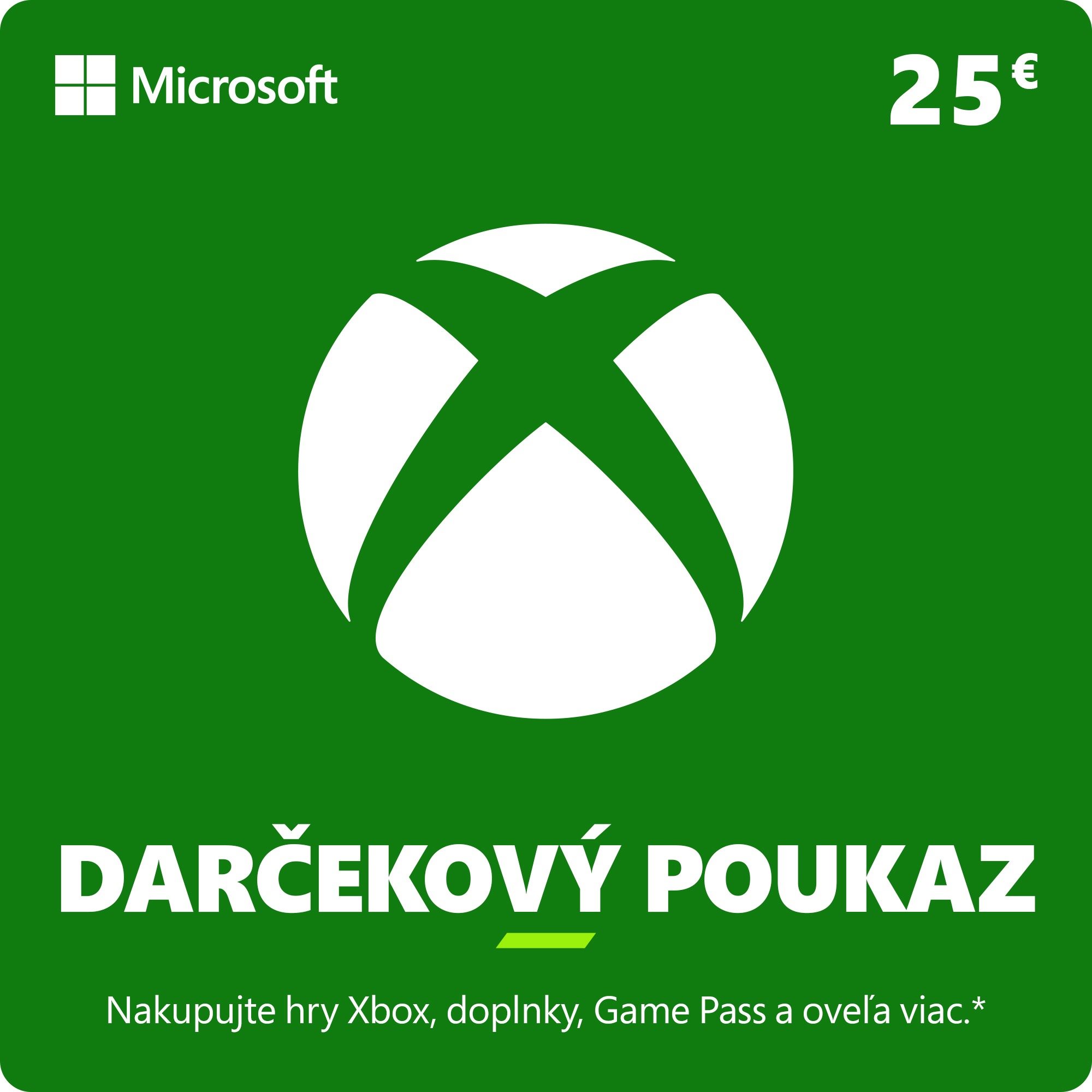 Xbox Live Geschenkkarte im Wert von 25 EUR Prepaid-Karte