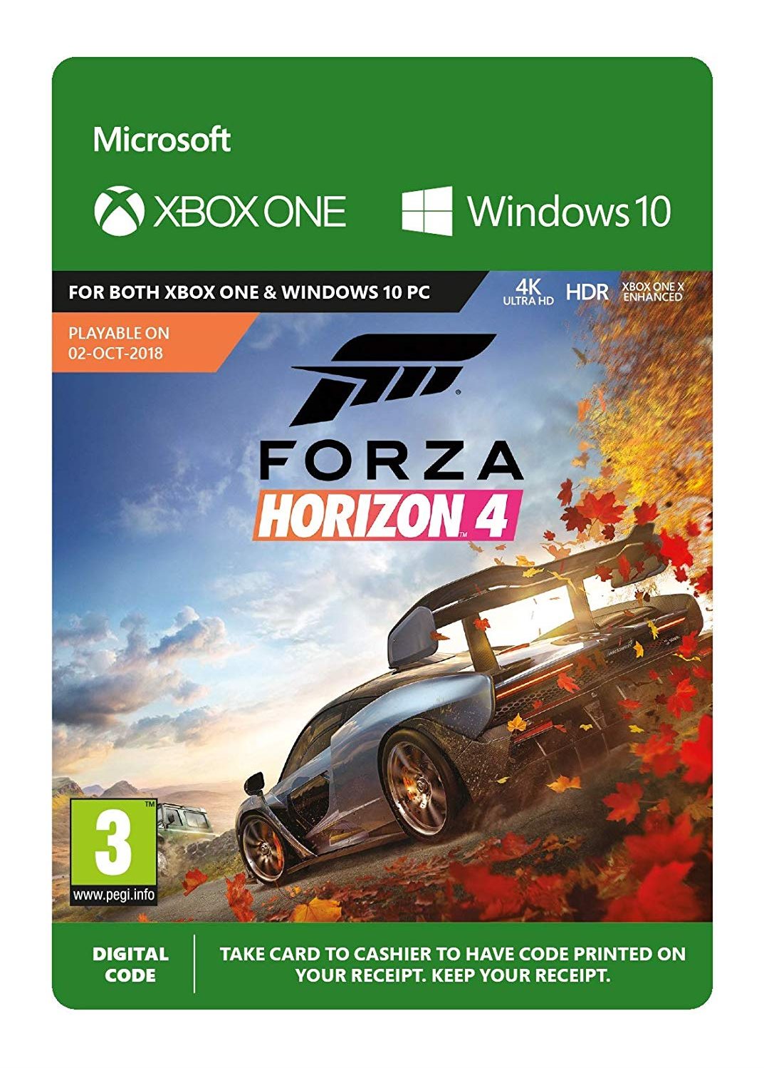 Forza Horizon 4: Standard Edition - Xbox One/Win 10 Digital...
