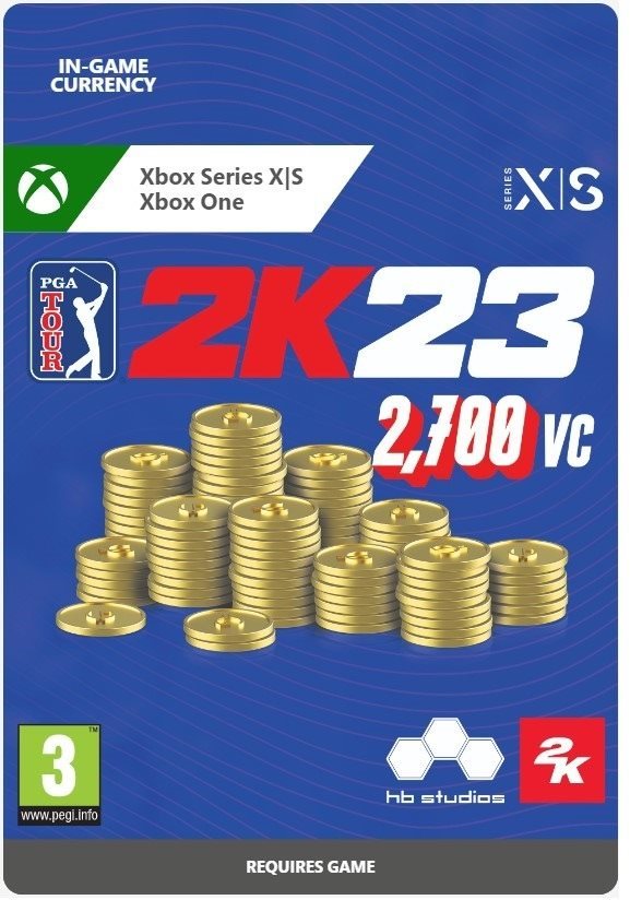 PGA Tour 2K23: 2,700 VC Pack – Xbox Digital Herný doplnok