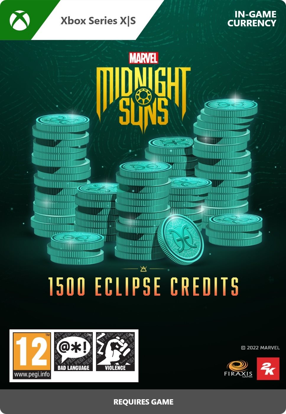 Marvels Midnight Suns: 1,500 Eclipse Credits - Xbox Series X|S...