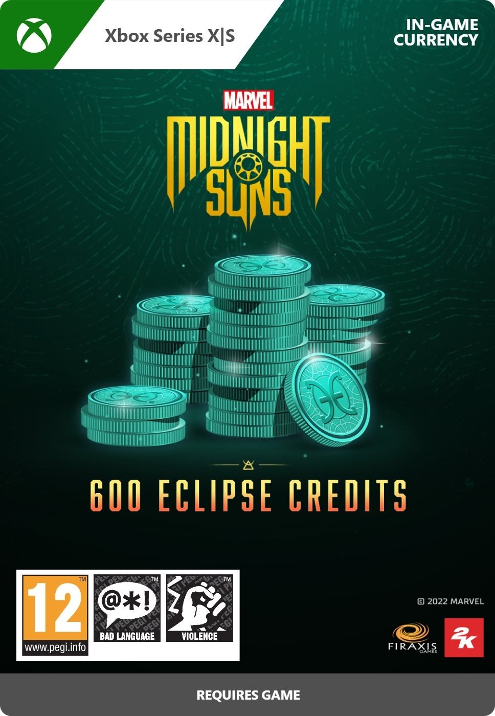 Marvels Midnight Suns: 600 Eclipse Credits - Xbox Series X|S...