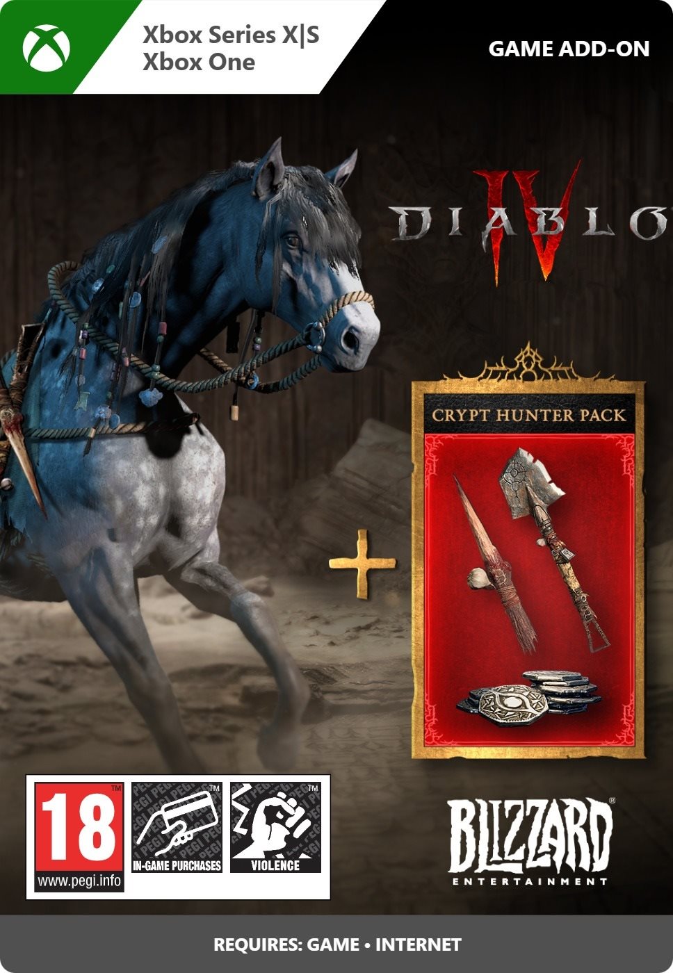 Diablo IV: Crypt Hunter Pack - Xbox Digital Videójáték kiegészítő