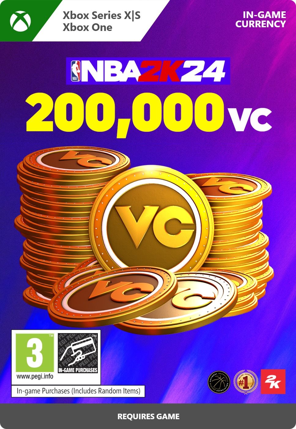 NBA 2K24 - 200,000 VC POINTS - Xbox DIGITAL Videójáték kiegészítő