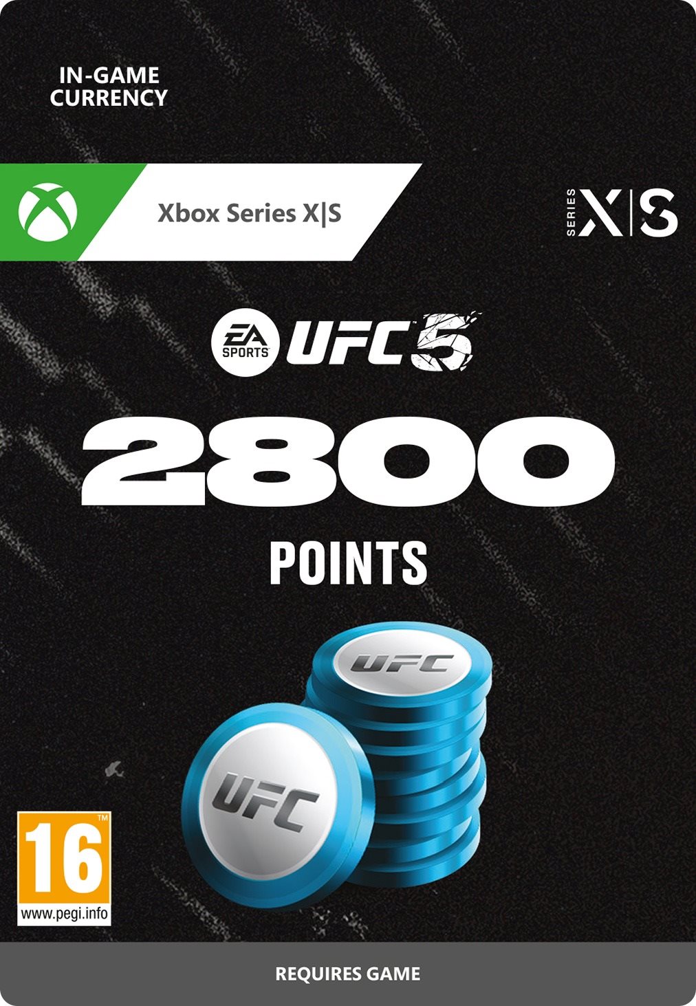 UFC 5: 2,800 UFC Points - Xbox Series X|S Digital Videójáték...