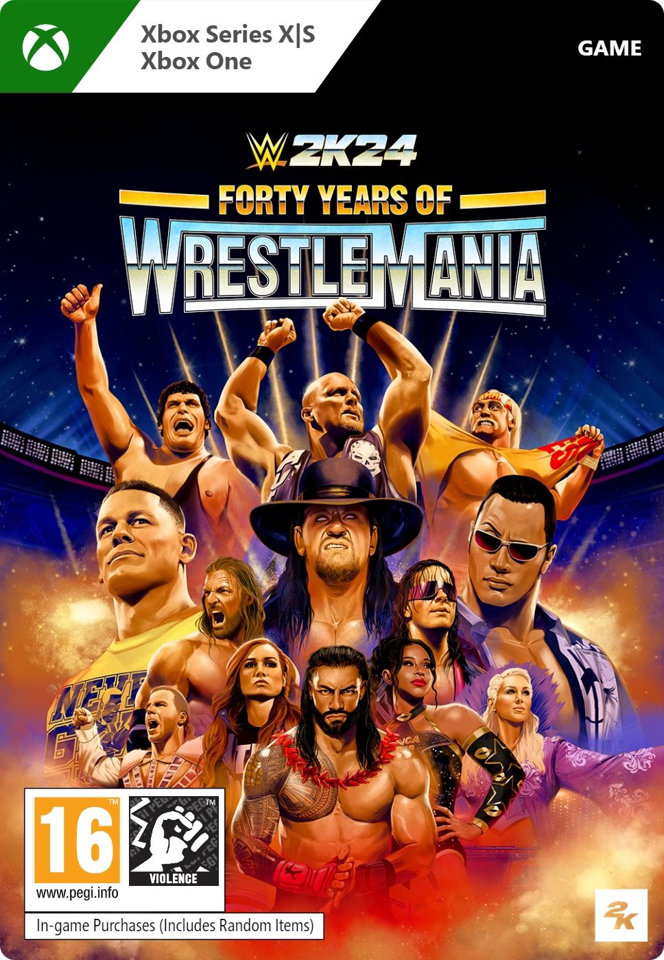 WWE 2K24: Premium Deluxe Edition - Xbox Digital Konsolen-Spiel