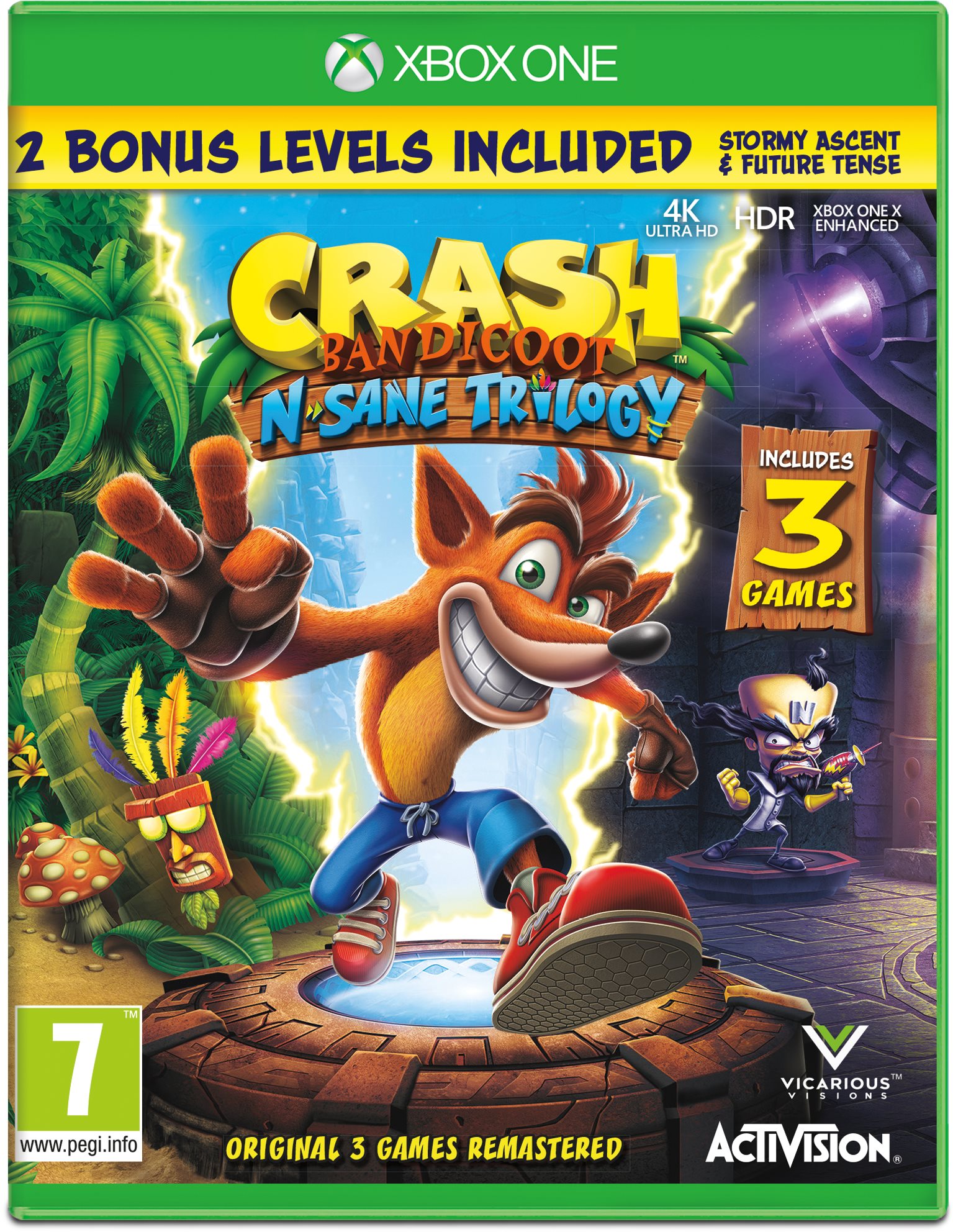 Crash Bandicoot N Sane Trilogy - Xbox One Console Game