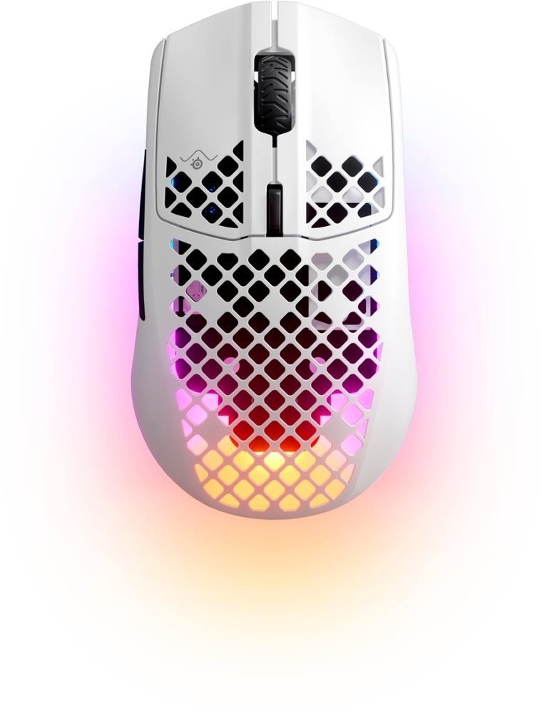 SteelSeries Aerox 3 Snow Wireless (2022) Gamer egér